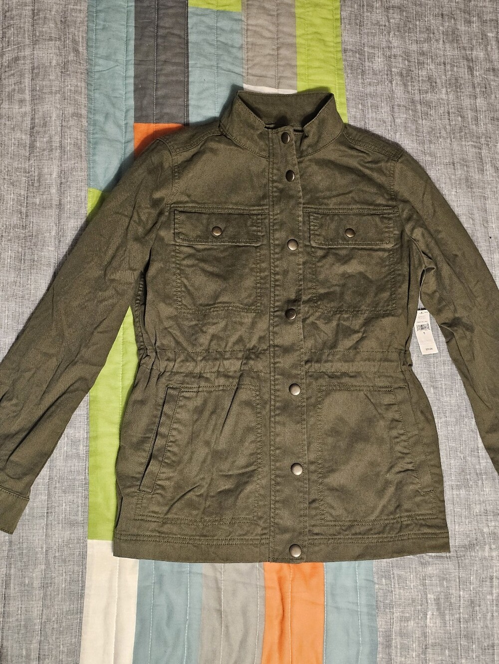GAP Olive Green Women's Utility Jacket Small - Picture 5 of 5
